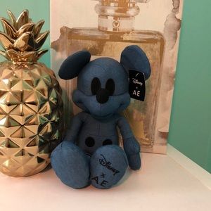 NWT American Eagle x Disney Denim Mickey Plush